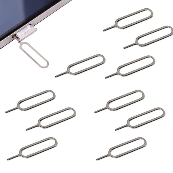 50 kpl SIM-kortin poistotyökaluja SIM-kortin poistotappi Yhteensopiva kaikkien iPhonen, iPadin, Samsungin, Xiaomin, Oppon, Huawein jne. kanssa.