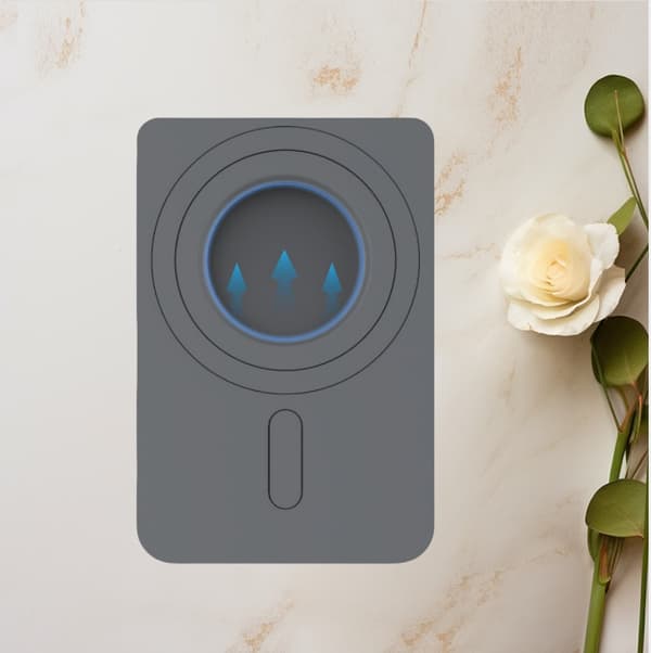 INF Elegant magnetisk kortholder for Apple iPhones Grå