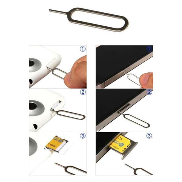Sim -kortin avaajan tapin poistotappi Apple iPhoneen