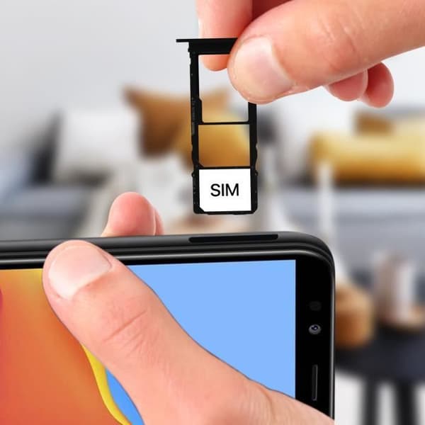 Honor 7C kortfack 2x Nano SIM och Micro SD ersättning svart - AVIZAR
