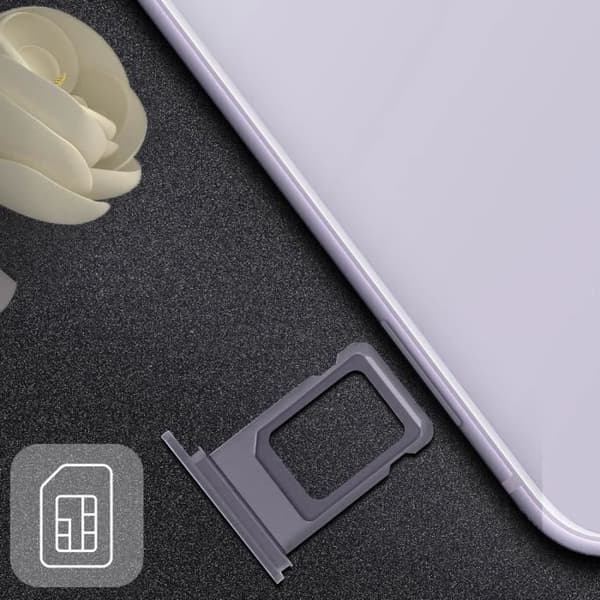 SIM-kortsfack - Apple - iPhone 11 - 1 fack - Nano Sim - Lila