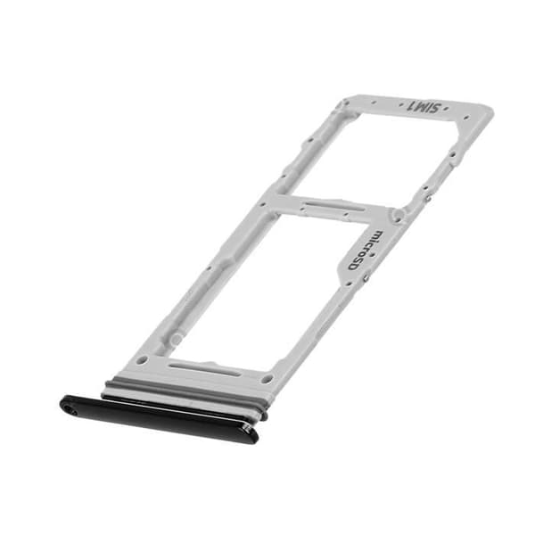 Kortfack för Samsung Note 10 Lite - Svart - Ersättning - Nano SIM - Micro SD