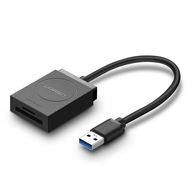 CARD READER extern Ugreen, "CR127" interfata USB 3.0, citeste/scrie: SD, microSD viteza pana la 5Gbps, ABS, negru "20250" (timbru verde 0.03 lei) - 69