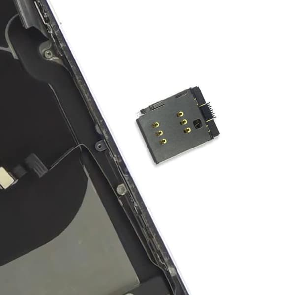 Ersättnings SIM-kortläsare för iPhone X Grey