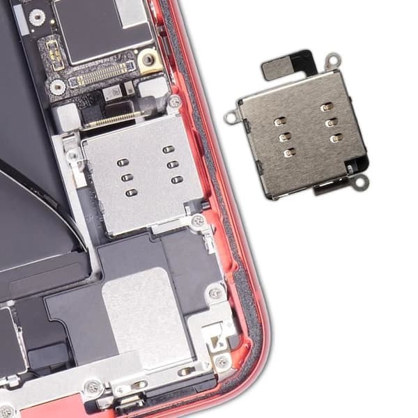Ersättnings SIM-kortläsare för iPhone 11 Svart