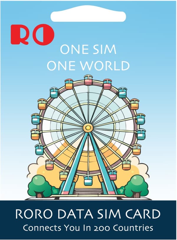 RORO Travel SIM Card (DATA ONLY) With UAE Data Package 30 Days 10GB