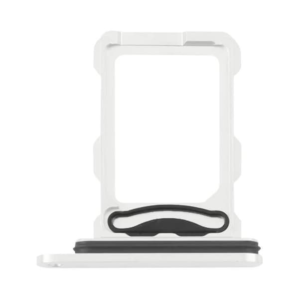SIM-kortsfack för iPhone 16 Pro och 16 Pro Max Nano SIM-plats Vit