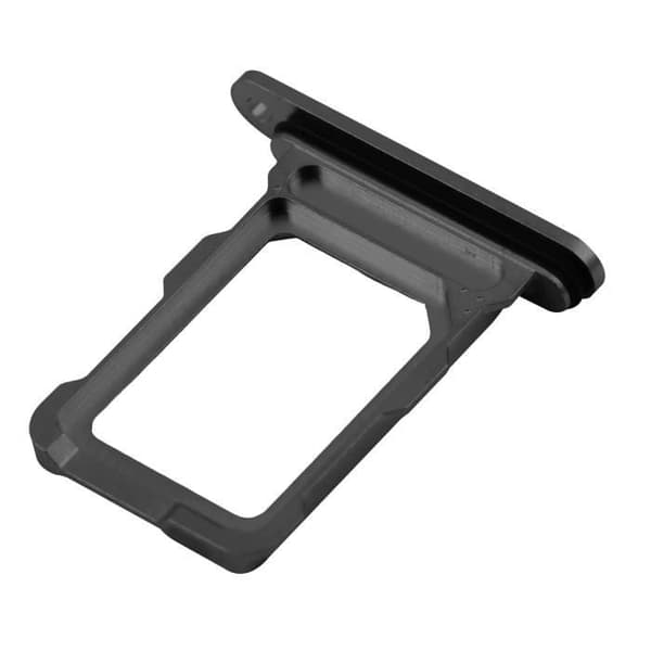 SIM-kortsfack för iPhone 16 Pro och 16 Pro Max Nano SIM-plats Svart