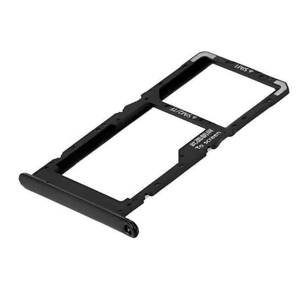 SIM-kort hållare för Huawei Nova Y70 Nano SIM och micro-SD Svart