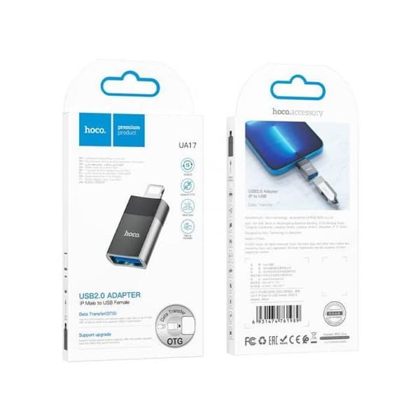 Lightning-hane till USB-hona adapter, stöder OTG-funktion för Apple
