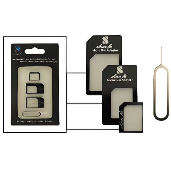 SIM-Micro SIM-Nano SIM-kortadaptrar