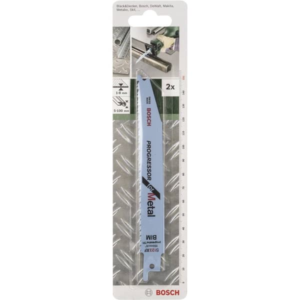 Bosch Accessories 2609256710 Tigersågblad bimetall Sågblad, längd 151 mm 2 st