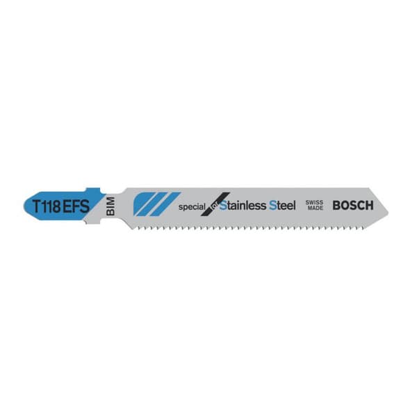 Bosch Accessories 2608636497 Sticksågsblad T 118 EFS - Basic for Inox 5 st