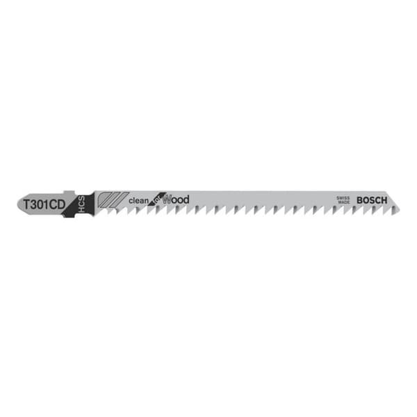 Bosch Accessories 2608637590 Sticksågsblad T 301 CD - Clean for Wood 5 st