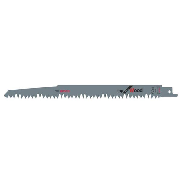 Bosch Accessories 2608650676 S 1531 sabelsågklinga, Top for Wood, 5-pack Sågblad, längd 240 mm 5 st