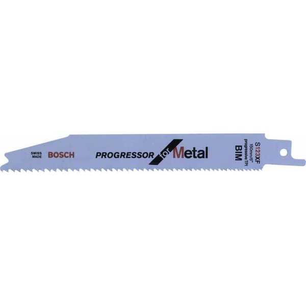 Bosch Accessories 2608654402 S 123 XF sabelsågblad, Progressor for Metal, 5-pack 5 st