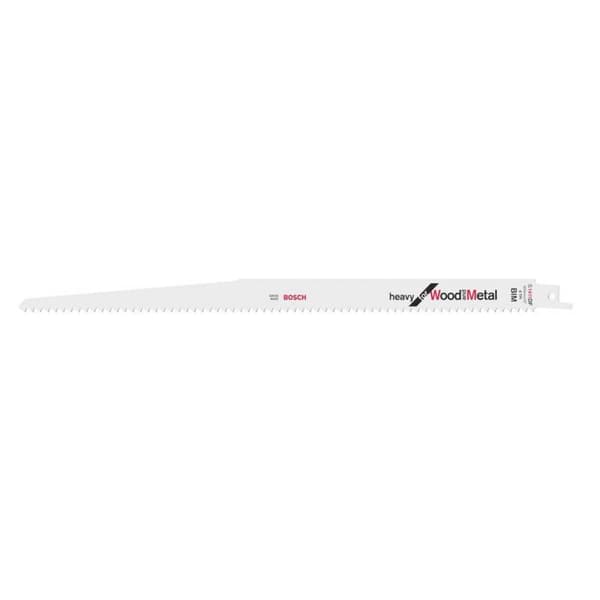 Bosch Accessories 2608654834 2-pack Heavy for Wood and Metal S 1411 DF sabelsågblad Sågblad, längd 300 mm 2 st