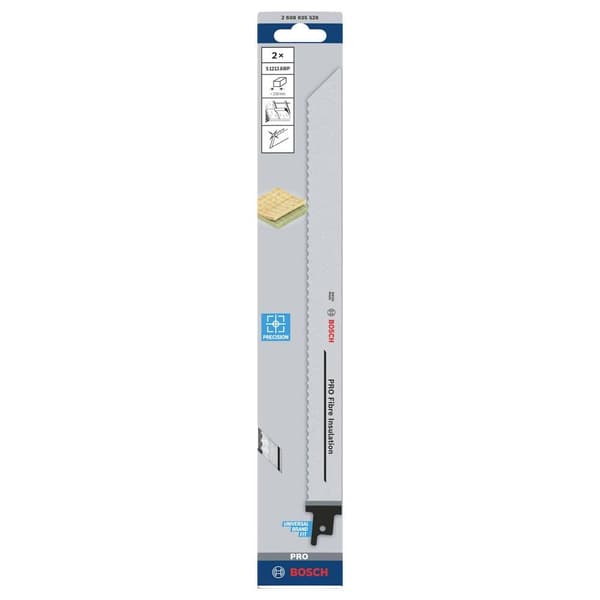 Bosch Accessories 2608635528 Tigersågblad s 1213 AWP, Precision for FibreInsulation, 2-pack 1 st