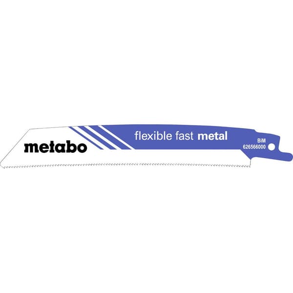Metabo 626566000 TIGERSÅGBLAD FLEXIBEL FAST METAL Sågblad, längd 150 mm 5 st