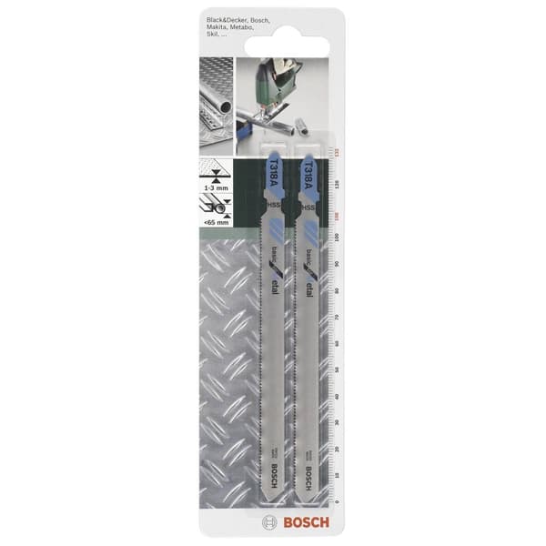 Bosch Accessories 2609256732 Sticksågsblad HSS, T 318 A 2 st
