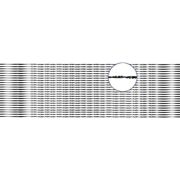 Donau Elektronik 810441 24 st Bågsågsblad för mjukt och hårt trä, plast, plexiglas 24-pack