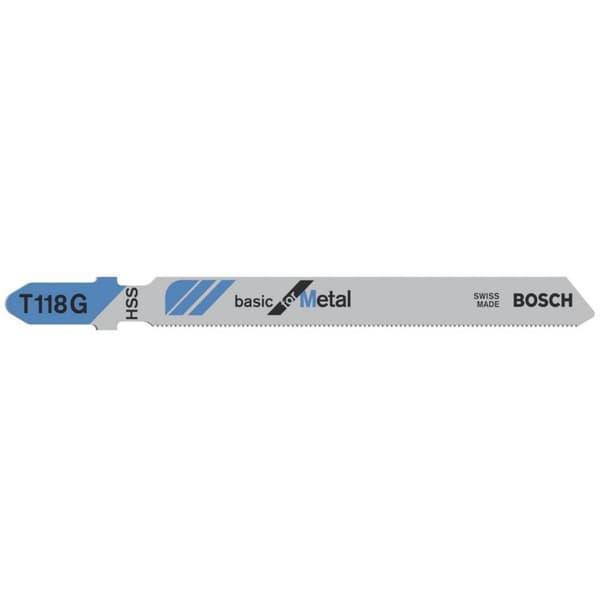 Bosch Accessories 2608631674 Sticksågsblad T 118 G - Basic for Metal 3 st
