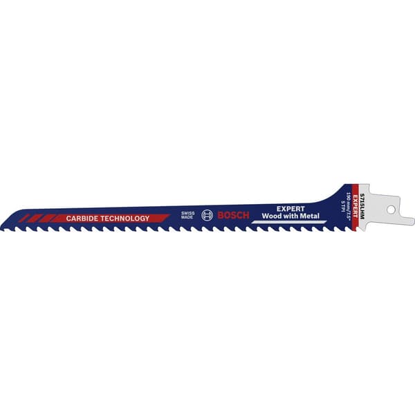 Bosch Accessories 2608900384 EXPERT ‘Wood with Metal’ s 715 LHM sabelsågblad, 1 st. Sågblad, längd 190 mm 1 st