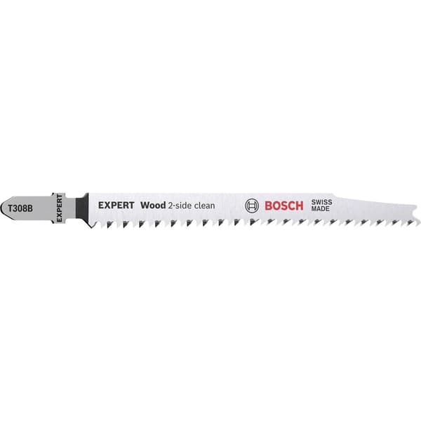 Bosch Accessories 2608900550 EXPERT ‘Wood 2-side clean’ T 308 B sticksågblad, 3 stycken 3 st