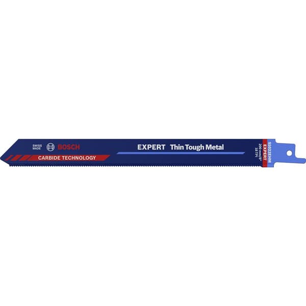 Bosch Accessories 2608900363 EXPERT ‘Thin Tough Metal’ s 1022 EHM sabelsågblad, 1 st. Sågblad, längd 200 mm 1 st