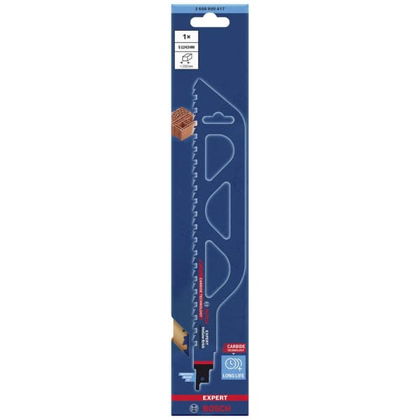Bosch Accessories 2608900417 EXPERT Hollow Brick s 1243 HM Tigersågblad, 1 st Sågblad, längd 300 mm 1 st