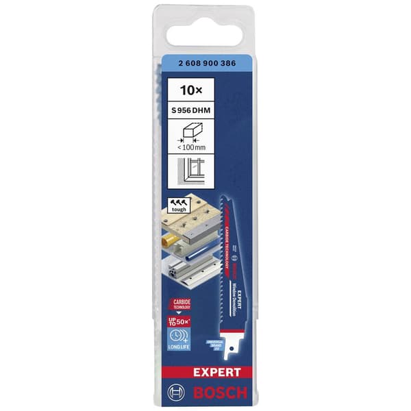 Bosch Accessories 2608900386 EXPERT ‘Window Demolition’ s 956 DHM sabelsågblad, 10 st. Sågblad, längd 150 mm 10 st