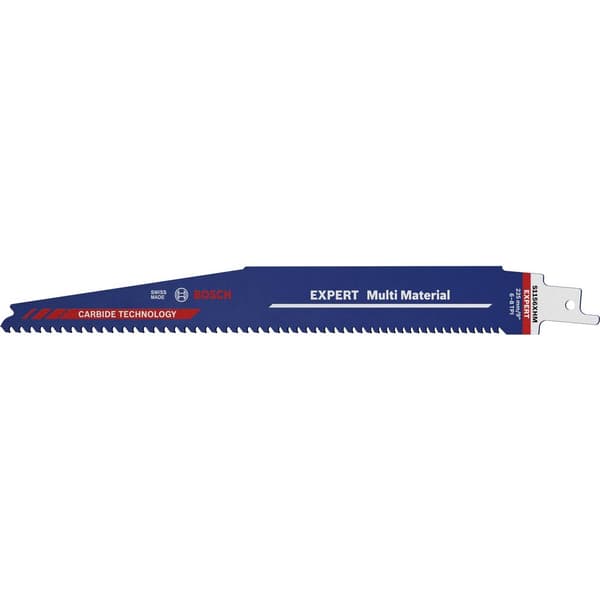 Bosch Accessories 2608900392 EXPERT ‘Multi material’ s 1156 XHM sabelsågblad, 3 st Sågblad, längd 225 mm 3 st