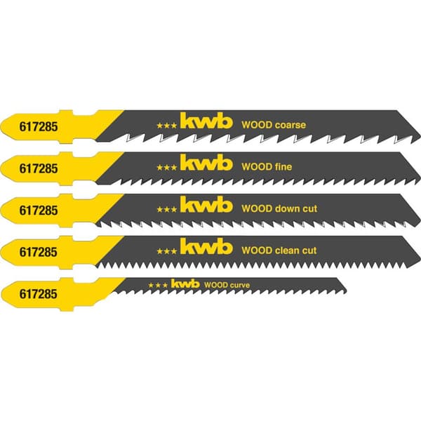 kwb 617285 Sticksågbladset för trä 5 st