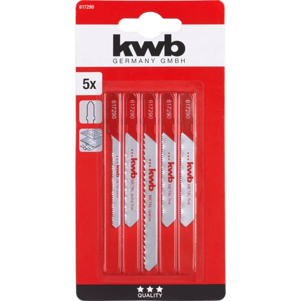 kwb 617290 Sticksågbladset för metall 5 st