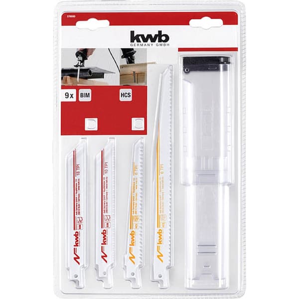 kwb 576090 Sabelsågblad-set, 9-delars 9 st