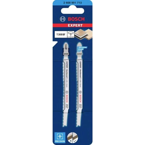 Bosch Accessories 2608901713 EXPERT ”HARDWOOD 2-SIDE CLEAN” T308 BLAD 2 st