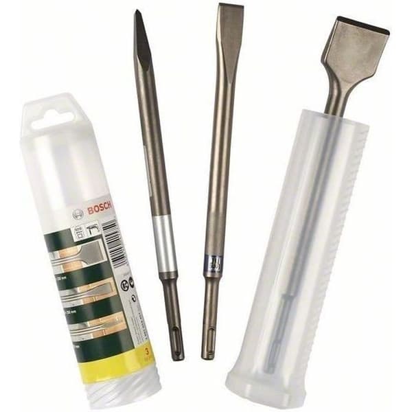 BOSCH tillbehör - set 3 sds plus mejslar