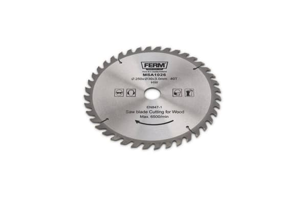 FERM MSA1026 Savklinge - 250x30/16 - 40T – ACC