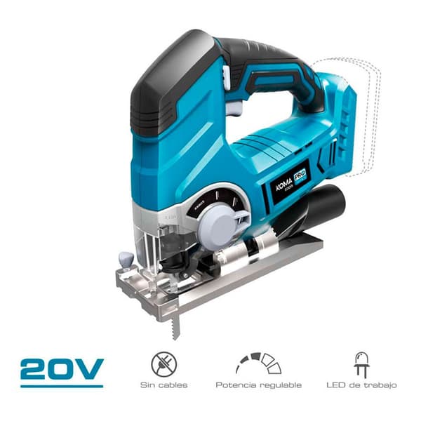 Koma Tools Nøglehulssav 08754 20v Blå