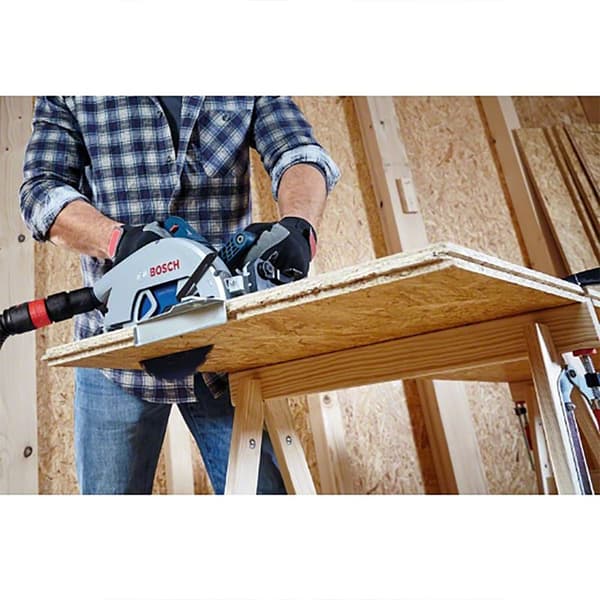 Bosch Professional Pyörösaha Gks18v-68gc+2xpc5.5+gal1880+fsn+l-boxx Hopeinen