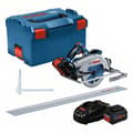 Pikkukuva 2 / 10: Bosch Professional Pyörösaha Gks18v-68gc+2xpc5.5+gal1880+fsn+l-boxx Hopeinen