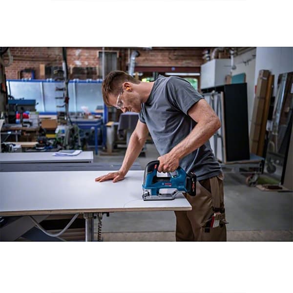 Bosch Professional Nyckelhålssåg Gst18v-155bc+2x4.0ah Proc+gal18v-40+l-boxx Silver