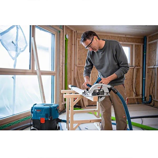 Bosch Professional Pyörösaha Gks 18v-70 L+l-boxx Hopeinen