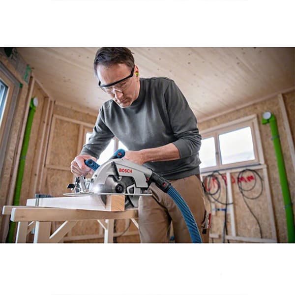 Bosch Professional Pyörösaha Gks 18v-70 L+l-boxx Hopeinen