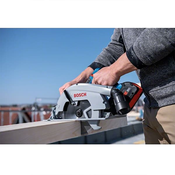 Bosch Professional Pyörösaha Gks 18v-70 L+l-boxx Hopeinen