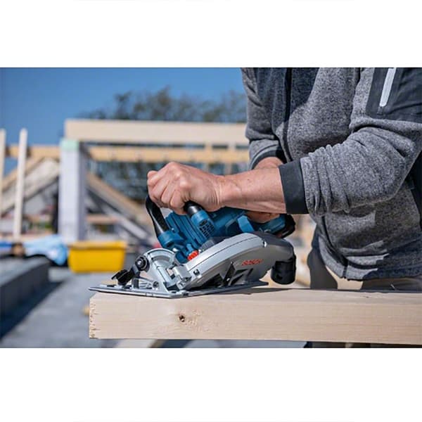 Bosch Professional Pyörösaha Gks 18v-70 L+l-boxx Hopeinen