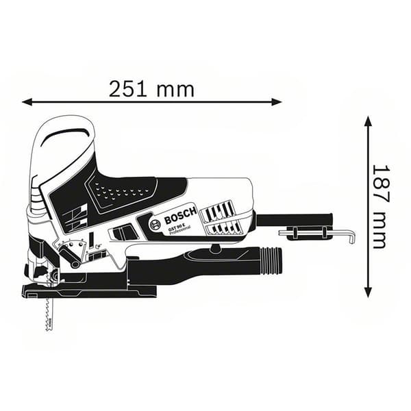 Bosch Professional Avaimenreikäsaha Gst 90 E Sininen