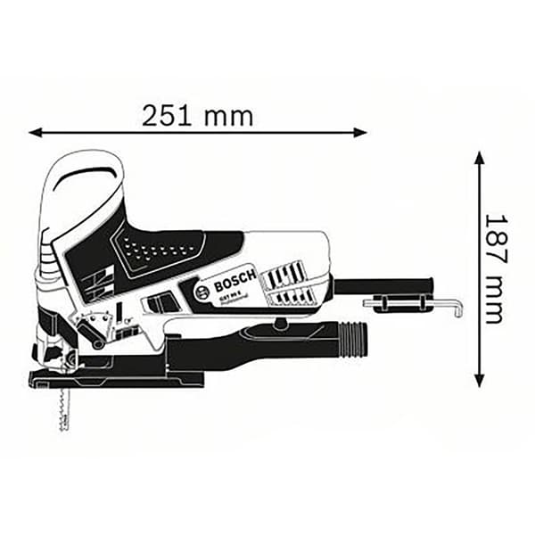 Bosch Professional Avaimenreikäsaha Gst 90 E Sininen