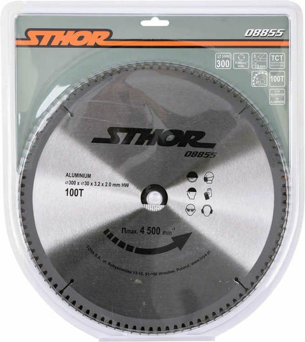 STHOR RUNDSAV TIL ALUMINIUM 300x30mm 100 TÆNDER