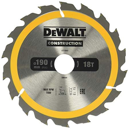 DEWALT RUNDSAV.190x30mmx40z